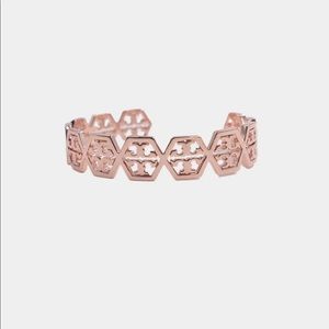 Tory Burch hex frozen logo cuff